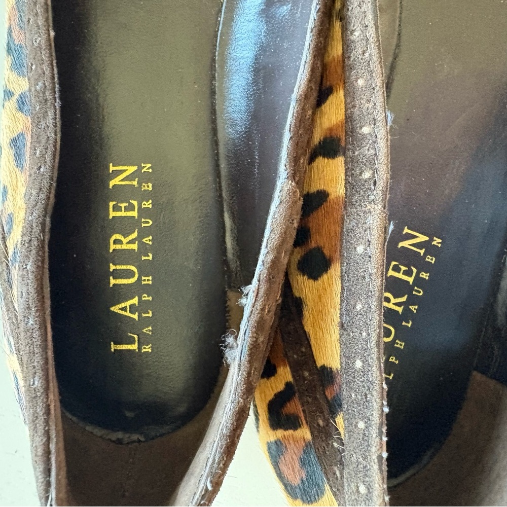 Ralph Lauren Animal Print Flats